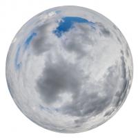 12K clouded skydome HDRi panorama